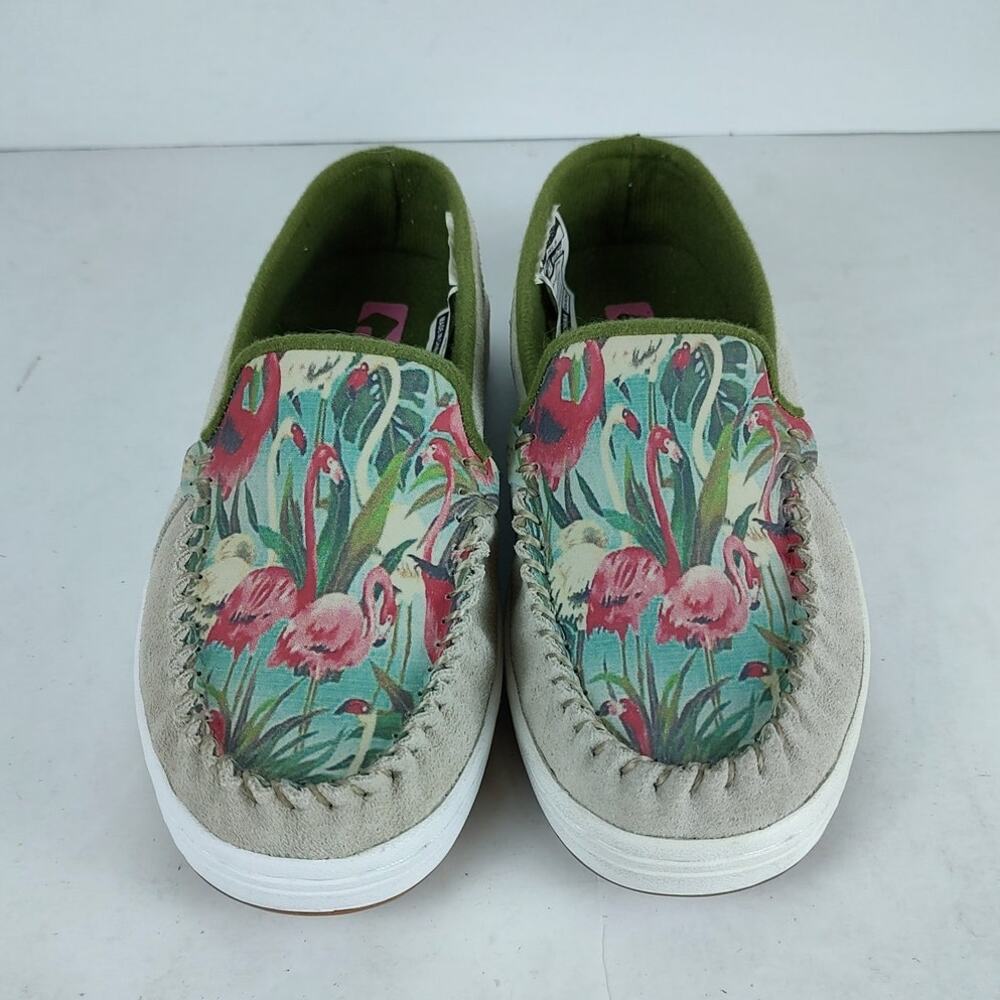 Rare Y2K Deadstock Globe "The Castro" flamingo mules casual streetwear womens 6 - Picture 6 of 10